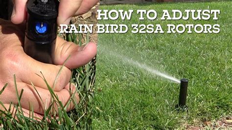 adjusting rainbird 32sa|How to adjust Rain Bird 32sa Rotor Sprinklers